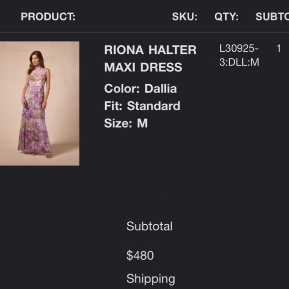 Johnny Was Purple Floral Maxi Dress - Picture 6 of 6